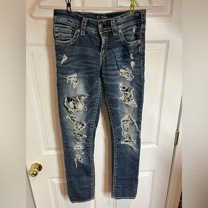 Women’s Silver suki jeans size 28 length 31”